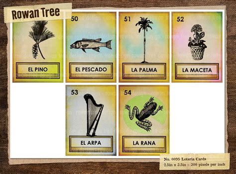 Printable Loteria Cards Entire Set Cards Original Designs No