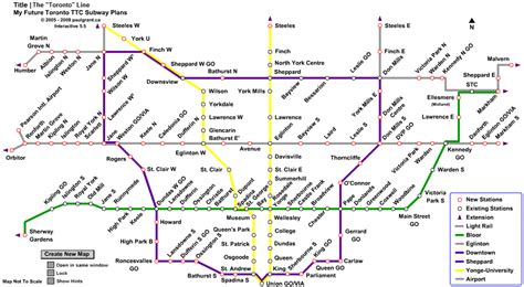Toronto Transit Plan Map