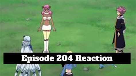 Fairy Tail Blind Reaction Episode 204 English Dub YouTube