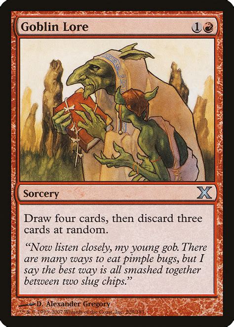 Check spelling or type a new query. Goblin Lore (Magic card)