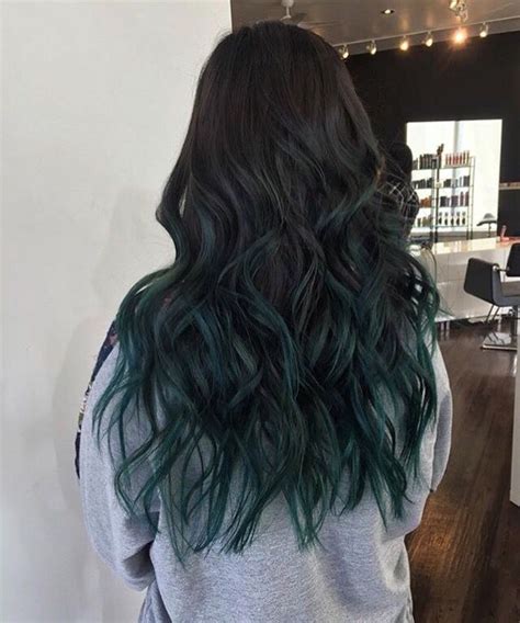 My Emerald Green Balayage Hair Done At Fox And Beau Salon By Phil