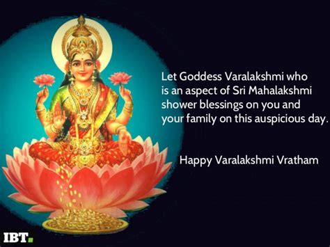 Let goddess varalakshmi who is an aspect of sri mahalakshmi. Happy Varamahalakshmi festival 2016: Quotes, wishes ...