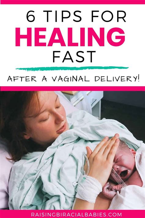 Tips For Quickly Recovering From A Vaginal Birth Raising Biracial Babies