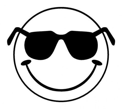 Smiley mit brille smiley liebe lustiger smiley liebe grüsse bilder bilder selber malen smiley bilder coole smileys lustige emoticons lustiges emoji. Smiley | Funny face drawings, Emoji coloring pages, Vinyl ...