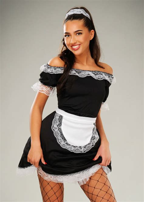 Womens French Maid Costume Ef 2126 Struts Party Superstore