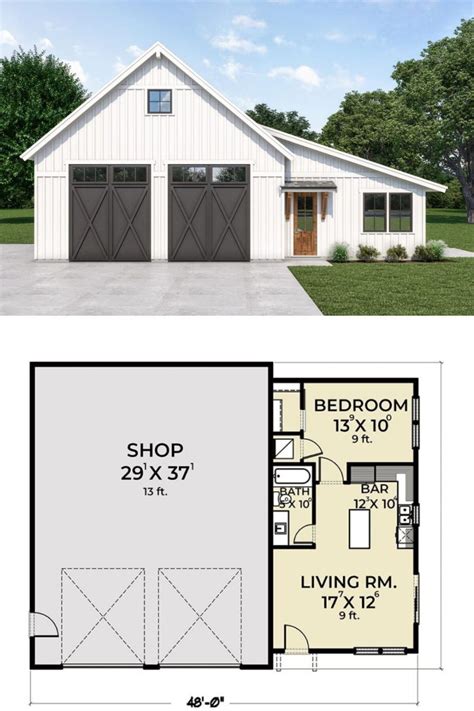 Barn Style House Plans Cottage House Plans New House Plans 1 Bedroom