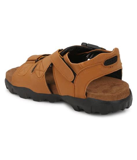 Admire Shoes Tan Synthetic Leather Sandals Buy Admire Shoes Tan