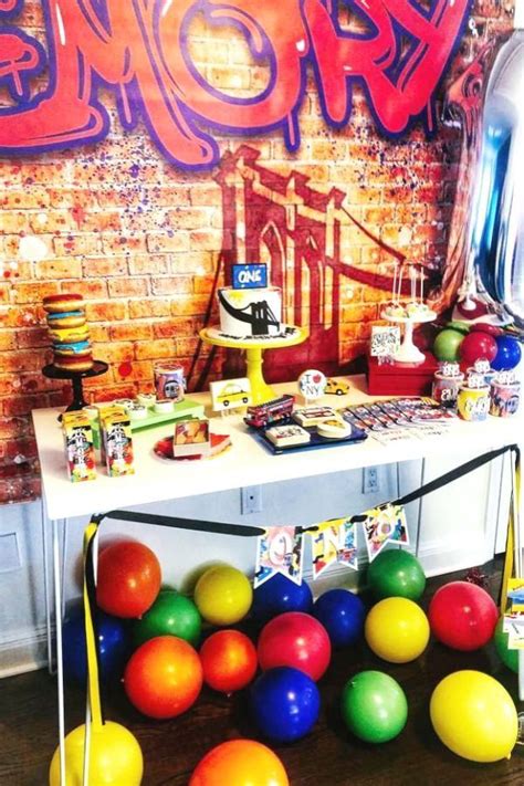 Maybe you would like to learn more about one of these? Graffiti New York/Brooklyn Theme Birthday Party Ideas ...