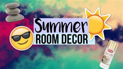 diy summer room decor youtube