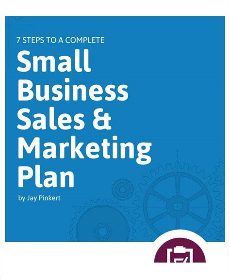 Marketing Plan For Small Business Template