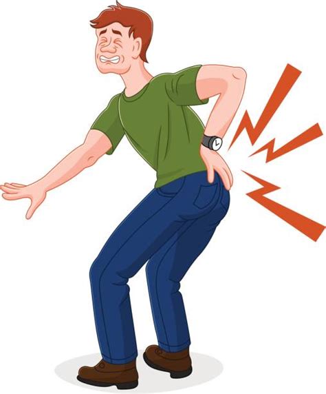 Back Pain Cartoons Illustrations Royalty Free Vector Graphics And Clip