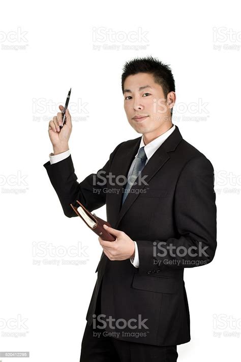 Young Asian Business Man Explain Stock Photo Download Image Now