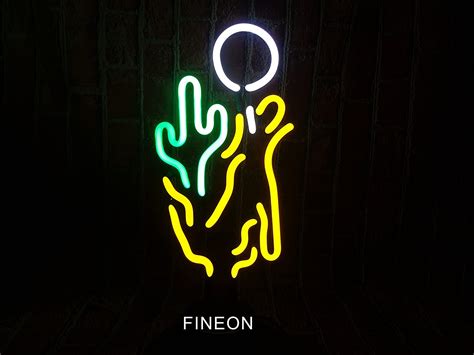 The Wolf Sculpture Neon Signs Indoor Glass Tube Neon Signs With Onoff