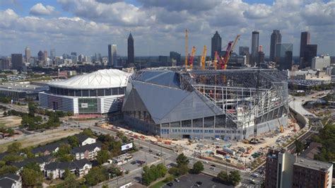 You will continue to receive access to key benefits: Mercedes-Benz Stadium on 'compressed' schedule to open on ...