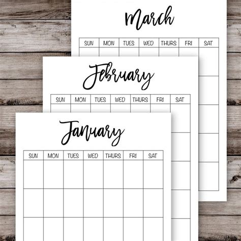 Free Large Print Monthly Calendar Example Calendar Printable