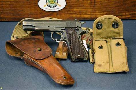 Sold Colt 1911a1 1943 Commercial Military Pistol Very Rare
