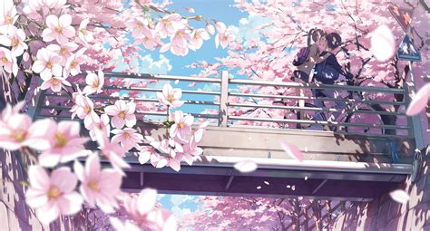 Wallpaper Id 98248 Anime Anime Girls Colorful Flowers Plants