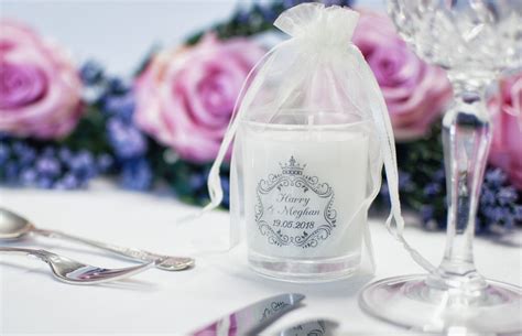 Personalised Scented Wedding Favour Candles Handmade Natural Etsy