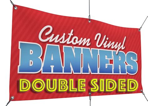 Double Sided Vinyl Banners Custom Printed In Full Color