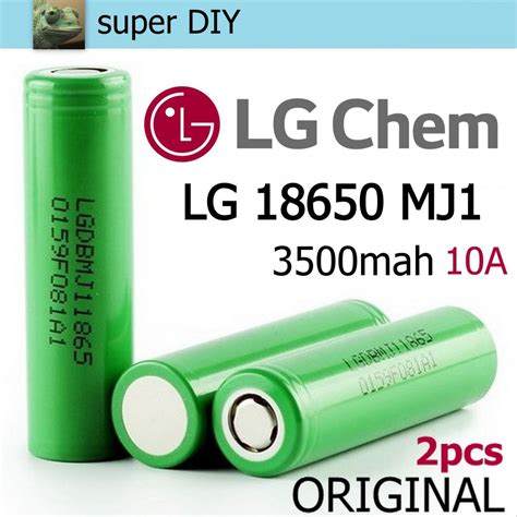 Original Lg Inr18650 Mj1 18650 Rechargeable Lithium Ion Li Ion 3500mah