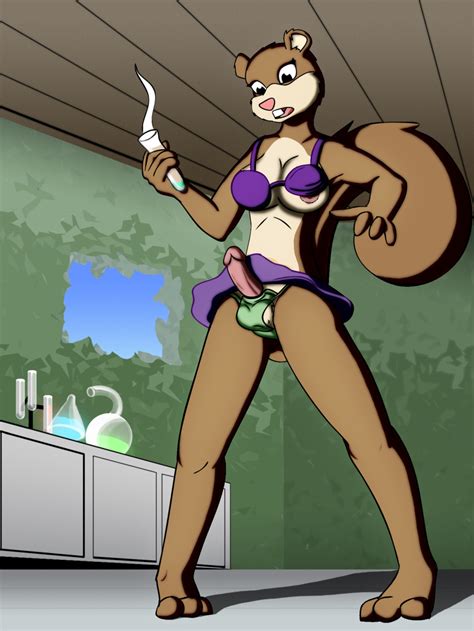 Sandy is voiced by carolyn lawrence and first appeared in the episode tea at the treedome that premiered on may 1. Xbooru - brown fur dickgirl furry futa futanari laboratory ...
