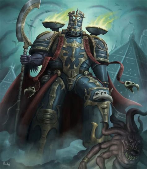 Exalted Sorcerer Art By Rian Macanip 40k Gallery Warhammer Art