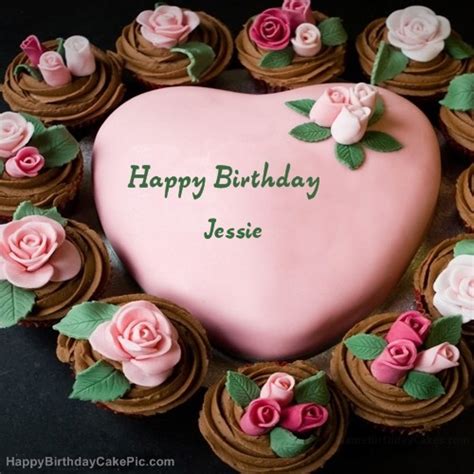 ️ Pink Birthday Cake For Jessie