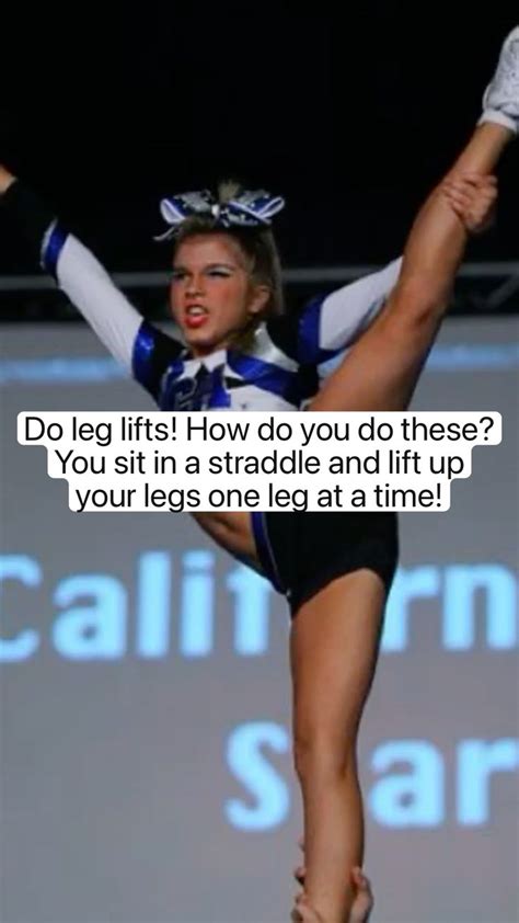 Tips On How To Get Your Jumps Higher And More Flexible Cheer Tryouts Cheer Routines Cheer