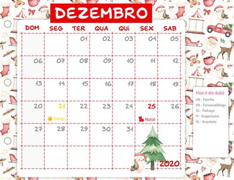 Calendário Dezembro 2020 Imprimir Livre Zhudamodel Calendário