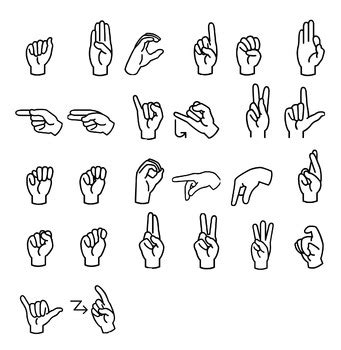 Sign language alphabets from around the world · american sign language (asl) · british, australian and new zealand sign language (banzsl) · chinese sign language ( . asl alphabet clipart 10 free Cliparts | Download images on Clipground 2021