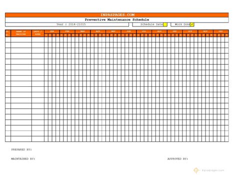This office maintenance scheduling template in excel allows you to set the frequency required for each task and then sort or filter by frequency. Preventive Maintenance Spreadsheet Template for Spreadsheet Vehicle Maintenance Log Template ...