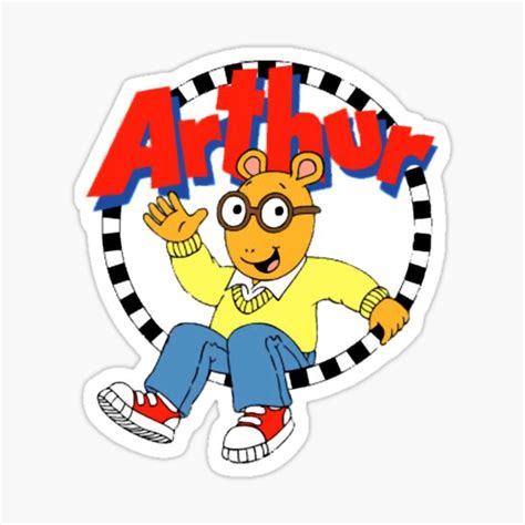 Arthur Logo Classic Sticker By Charlottejanis Redbubble