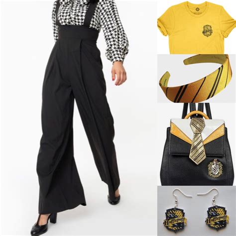 Hufflepuff Inspired Outfit Hufflepuff Aesthetic Outfits Outfit
