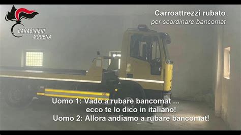 Reggio Emilia Sgominata Dai Carabinieri La Banda Dei Bancomat YouTube