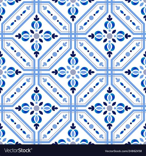 Tile Pattern Seamless Royalty Free Vector Image