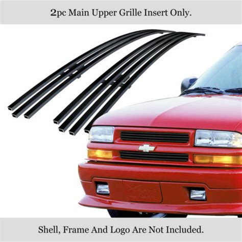 Fits 1998 2005 Chevy Blazers 10 Criss Cross Black Billet Grille Grill