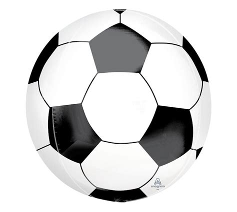 16 Orbz Soccer Ball Shape Foil Balloons