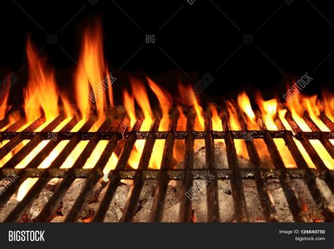 Barbecue Fire Grill Image And Photo Free Trial Bigstock