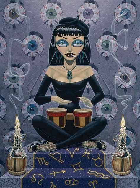 Beatnik Queen By Todd Schorr Lowbrow Art Beatnik Visionary Art