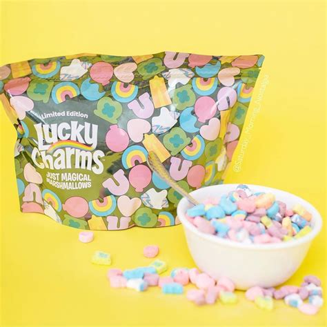 Lucky Charms Has New Bags Of Just Magical Marshmallows Cereal So You Get 100 Of The Good Stuff