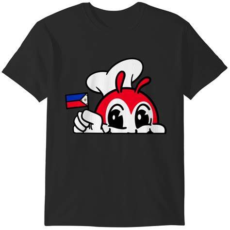 Jollibee Peeking Philipppine Flag Filipino 2 T Shirts Designed And Sold