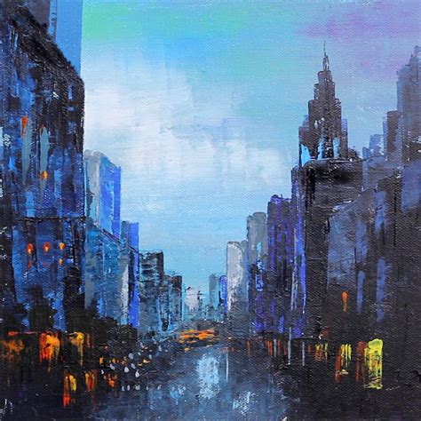 Cityscape Abstract Painting Cityscape Abstract Painting Cityscape