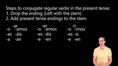 Spanish 1 The Present Tense Of Er And Ir Verbs Youtube