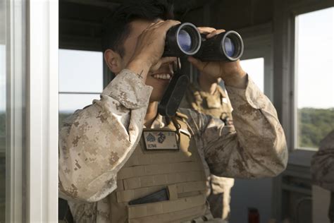 Forward Observers Guide Rounds During Artp 14 2 United States Marine