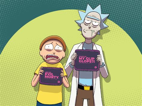 Rick And Morty Vector Art By Nick Else On Dribbble