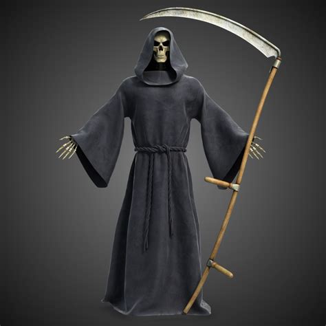 3d Obj Death Reaper Scythe