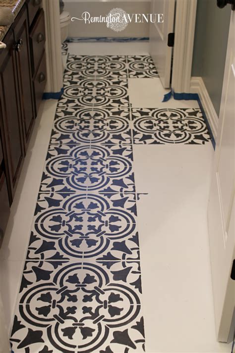 Stencils For Tile Floors Flooring Ideas