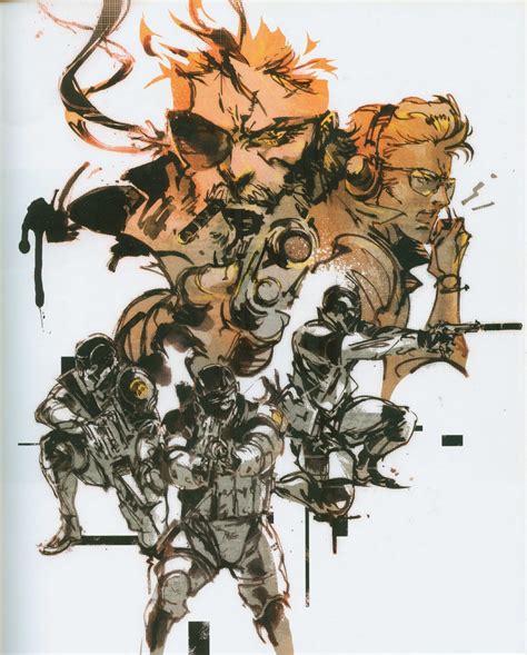 Arkade Art Yoji Shinkawa O Ilustrador De Metal Gear Solid Arkade