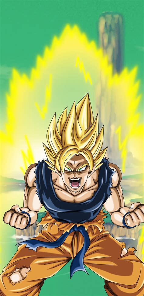 Download 1440x2960 Wallpaper Angry Goku Anime Boy Super Saiyan Samsung Galaxy S8 Samsung