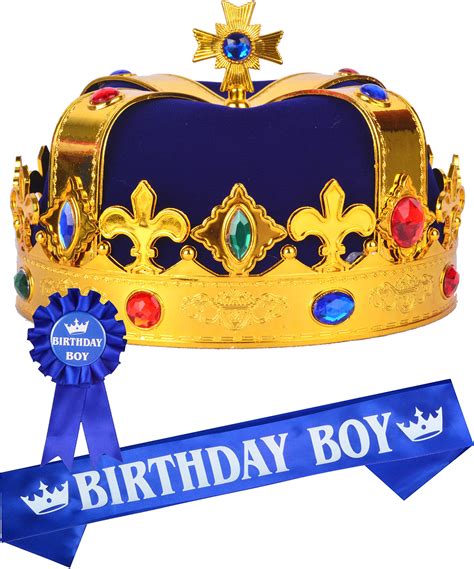 Buy Birthday King Crown And Sash For Boybirthday Boy Prince Crown Sash